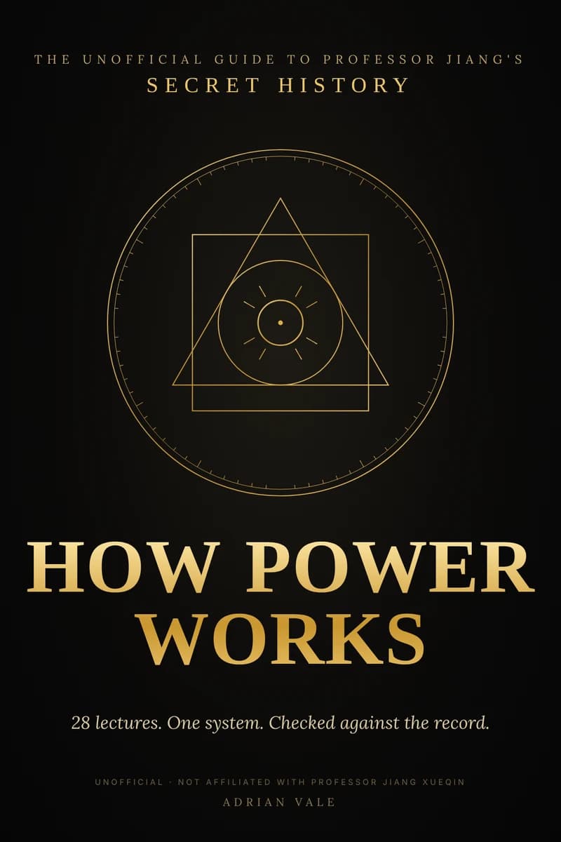 How Power Works: The Unofficial Guide to Professor Jiang's Secret History. Book cover.